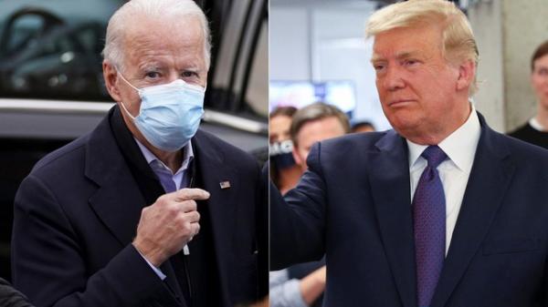 Biden x Trump(Imagem:Montagem/G1/Reuters)