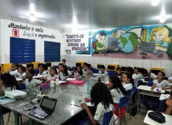 Escola pública em Teresina (PI)(Imagem:Divulgação/Prefeitura de Teresina)