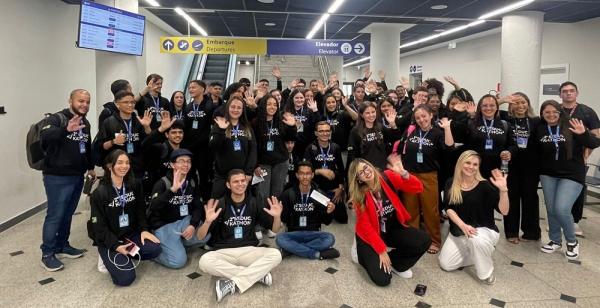 Os vencedores do Seduckathon 2025 se preparam para intercâmbio nos Estados Unidos com atividades voltadas à inovação e à formação integral.(Imagem:Ascom Seduc)