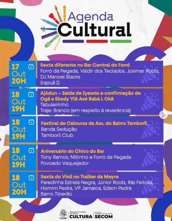 Fim de semana em Floriano promete muita cultura e diversão.(Imagem:Reprodução/Instagram)