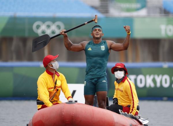 Isaquias Queiroz é ouro no C1 1000m(Imagem:André Durão)