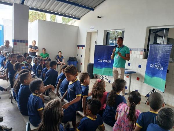 &Aacute;guas do Piau&iacute; promove circuito de palestras sobre uso consciente da &aacute;gua em escolas (Imagem:Ascom)