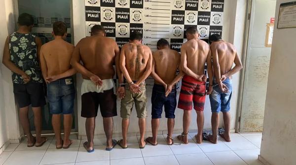 Polícia cumpre mandados e prende suspeitos de roubo e tráfico de drogas em Luzilândia.(Imagem:Divulgação/Polícia Civil)