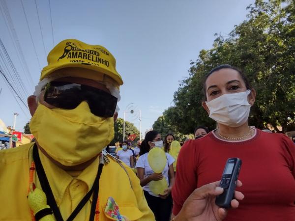 Prefeita de Barão de Grajaú, Claudimê Lima.(Imagem:FlorianoNews)