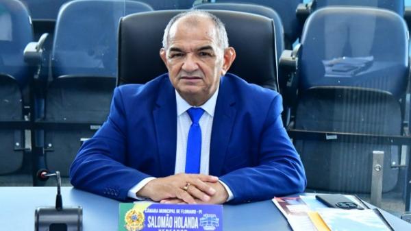 Vereador Salom&atilde;o Holanda da Cl&eacute;ia(Imagem:CMF)