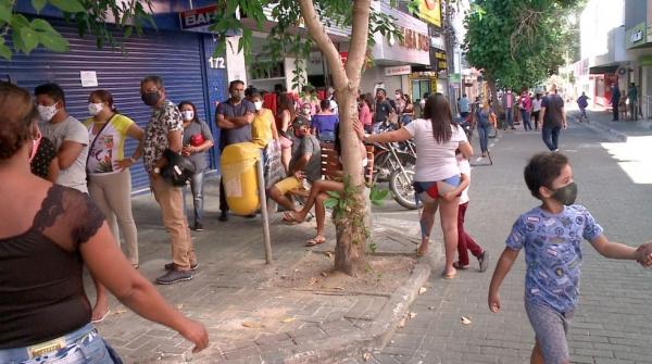 Comércio em Teresina.(Imagem:Reprodução/TV Clube)