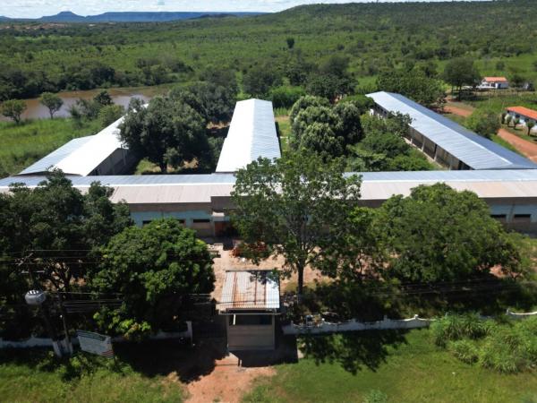 Reforma do campus Deputado Jesualdo Cavalcanti, da Universidade Estadual do Piau&iacute; (Uespi), em Corrente.(Imagem:Gean Ribeiro)