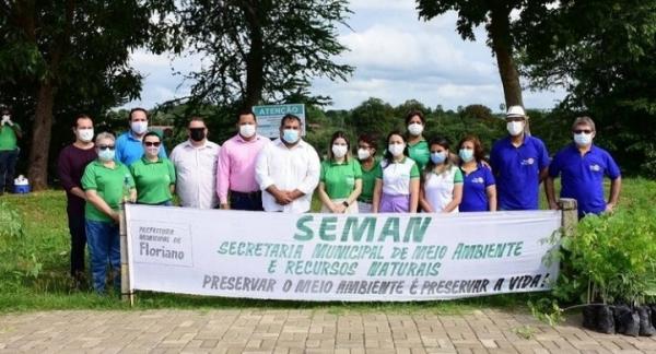 SEMAN e Rotary Club realizam ação às margens do Rio Parnaíba(Imagem:Reprodução)