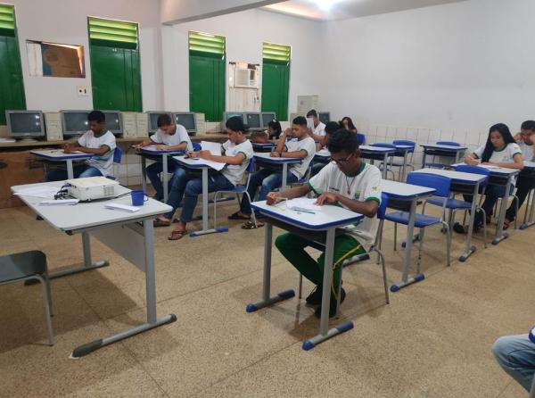 Gestores envolvem estudantes para a participação nos testes que impactam nas notas do Ideb.(Imagem:Divulgação)