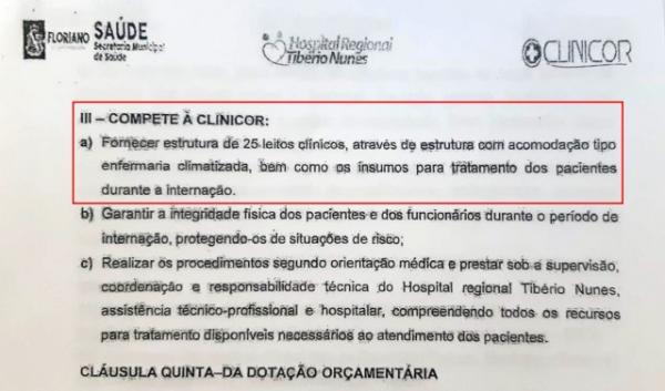 Cláusula no Termo de Cooperação define atribuições de cada ente.(Imagem:Divulgação)