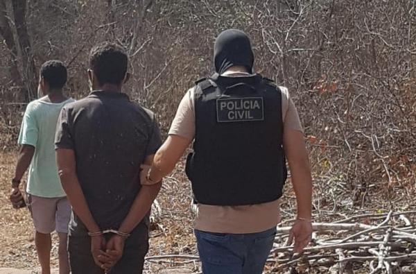 O suspeito foi conduzido para a Delegacia de Valença do Piauí e será encaminhado para a Penitenciári(Imagem:Divulgação)