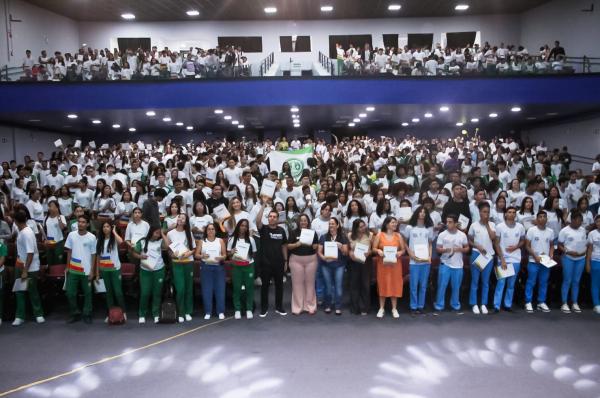 Evento no Centro de Conven&ccedil;&otilde;es alia competi&ccedil;&atilde;o, aprendizado e intera&ccedil;&atilde;o entre alunos da rede estadual.(Imagem:Jo&atilde;o Pio)
