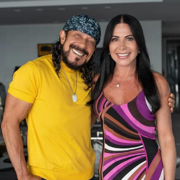 Bell Marques e a esposa, Ana.(Imagem:Reprodução/Instagram)