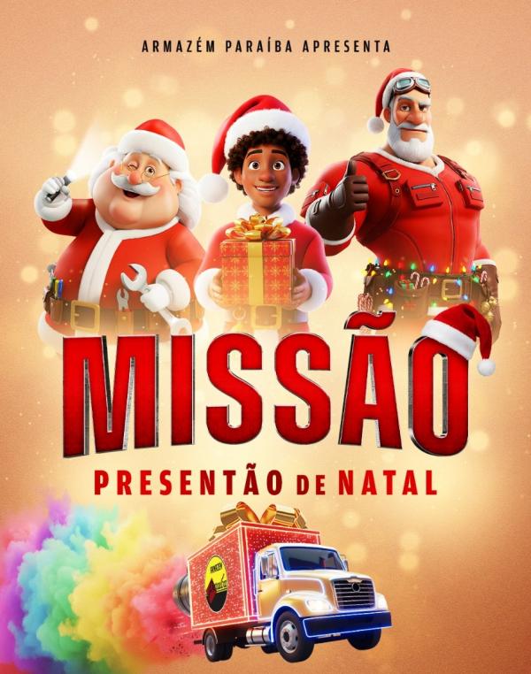 Missão Presentão de Natal Armazém Paraí.ba movimenta Floriano com ofertas imperdíveis(Imagem:Divulgação)
