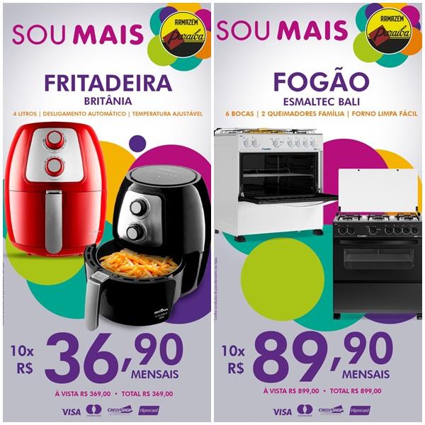 Descubra as melhores ofertas em eletrodomésticos no Armazém Paraíba de Floriano(Imagem:Divulgação)
