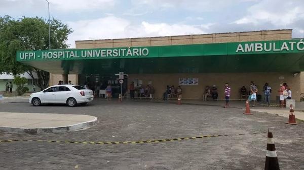 Hospital Universitário da Universidade Federal do Piauí (UFPI).(Imagem:Renan Nunes/TV Clube)