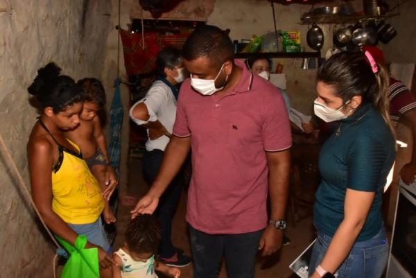 Unidade de saúde Paulo Kalume realiza visitas domiciliares em áreas que estavam descobertas.(Imagem:Secom)