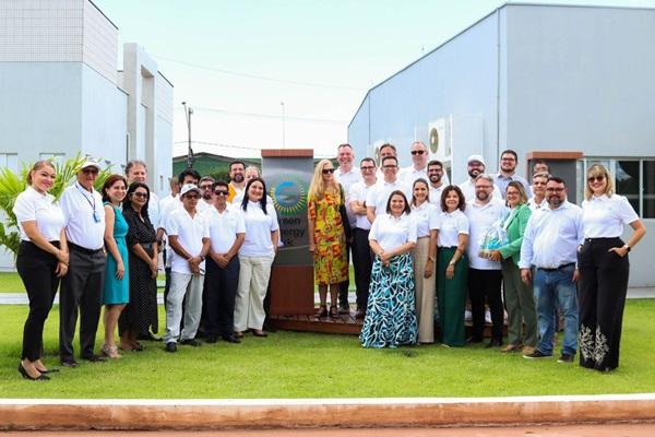 Embaixadora da UE no Brasil conhece instalações da ZPE e área portuária do Piauí(Imagem:Reprodução)
