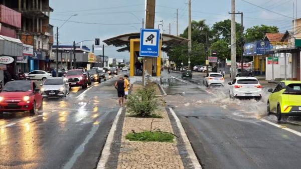 Chuva em Teresina(Imagem:Yngridy Vieira/g1)