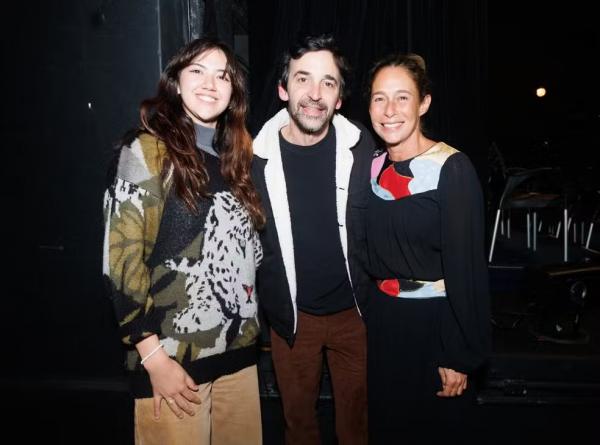 Andrea Beltrão com Julio Andrade e a filha Antonia.(Imagem:Clayton Felizardo / BrazilNews)