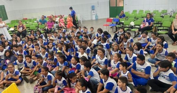 BiblioSesc leva encanto e imaginação para alunos de Buriti dos Lopes(Imagem:Divulgação)