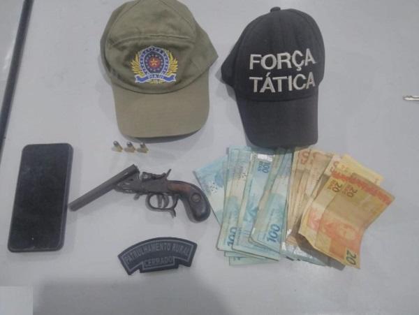 Abordagem policial resulta na detecção de arma de fogo e condução de indivíduo.(Imagem:Reprodução/Instagram)