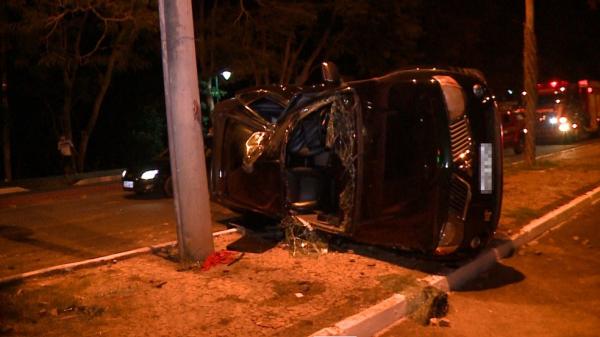 Colisão na Avenida Marechal Castelo Branco, em Teresina.(Imagem:TV Clube)