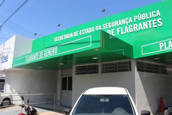 Central de Flagrantes de Gênero de Teresina.(Imagem:Lucas Marreiros/g1)