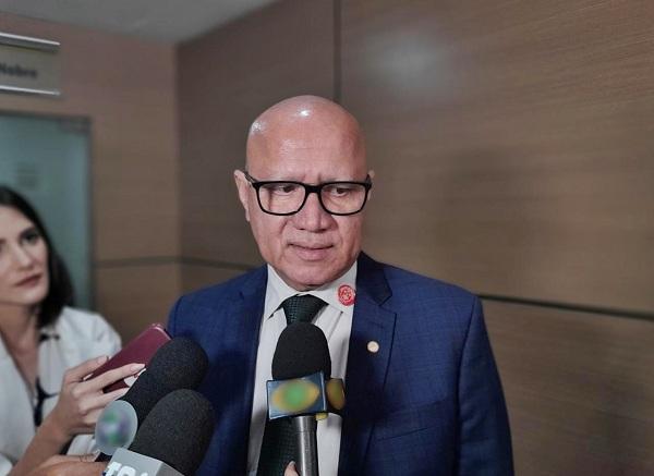 Presidente da Alepi, Franzé Silva.(Imagem:Jonas Carvalho/ Portal ClubeNews)