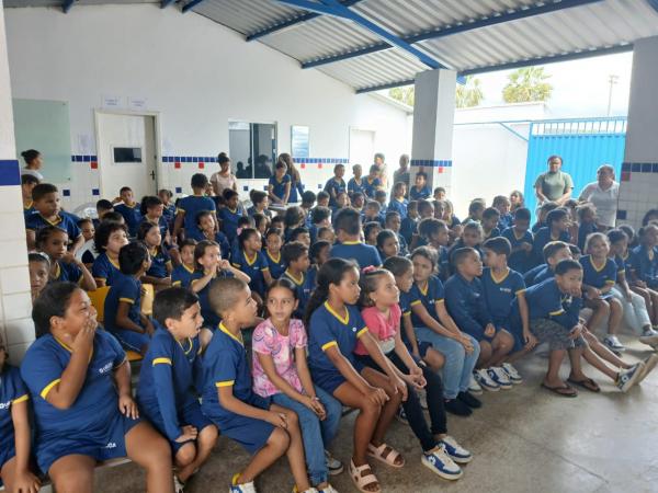 &Aacute;guas do Piau&iacute; promove circuito de palestras sobre uso consciente da &aacute;gua em escolas (Imagem:Ascom)