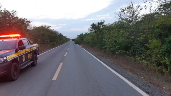 PRF acompanha o trânsito no local.(Imagem:Divulgação/PRF)