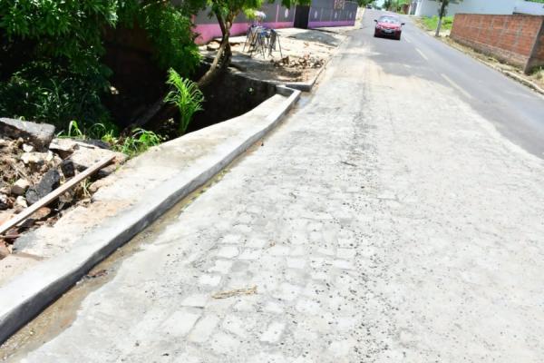 Pontilhão é recuperado e tráfego é liberado na Rua Padre Uchoa.(Imagem:Secom)