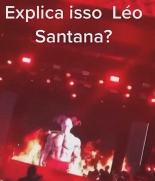 Léo Santana comentou abertura polêmica do show.(Imagem:Reprodução/Instagram)