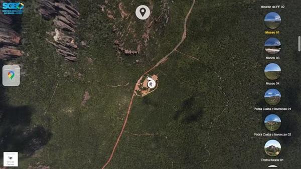 Passeio virtual e imersivo mostra paisagens do Parque Nacional Serra da Capivara em 360° (Imagem:Reprodução)