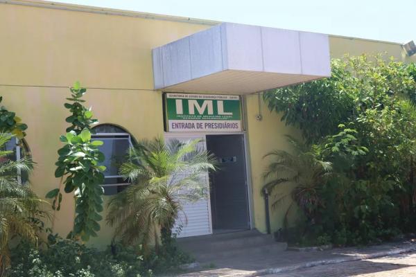 Sede do Instituto de Medicina Legal (IML) de Teresina, no Piauí.(Imagem:Bárbara Rodrigues/G1)