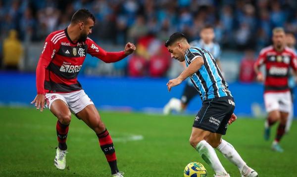 Flamengo enfrenta Grêmio por última vaga na final da Copa do Brasil.(Imagem:Lucas Uebel/Grêmio FBPA/Direitos reservados)