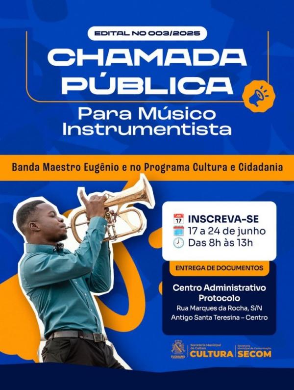 Cultura abre credenciamento para atuação na Banda