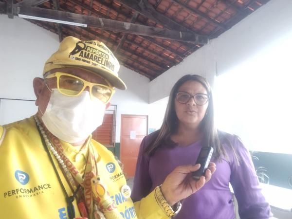 Glauce Barros, gerente da 10ª Gerência Regional de Ensino (GRE) de Floriano.(Imagem:FlorianoNews)