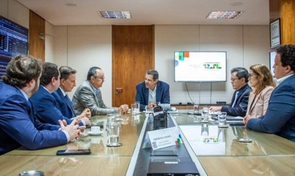 Ministro Fernando Haddad se reuniu com lideranças da bancada evangélica no Congresso(Imagem:Gustavo Raniere/Ministério da Fazenda)