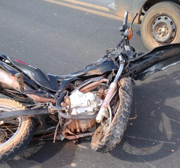 Motociclista morre em colisão com automóvel na BR-316, em Teresina.(Imagem:Reprodução)