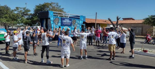 Tri-atleta florianense cumpre desafio inédito em evento solidário(Imagem:FlorianoNews)