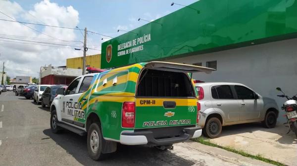 Viatura da Polícia Militar do Piauí.(Imagem:Andrê Nascimento/g1)