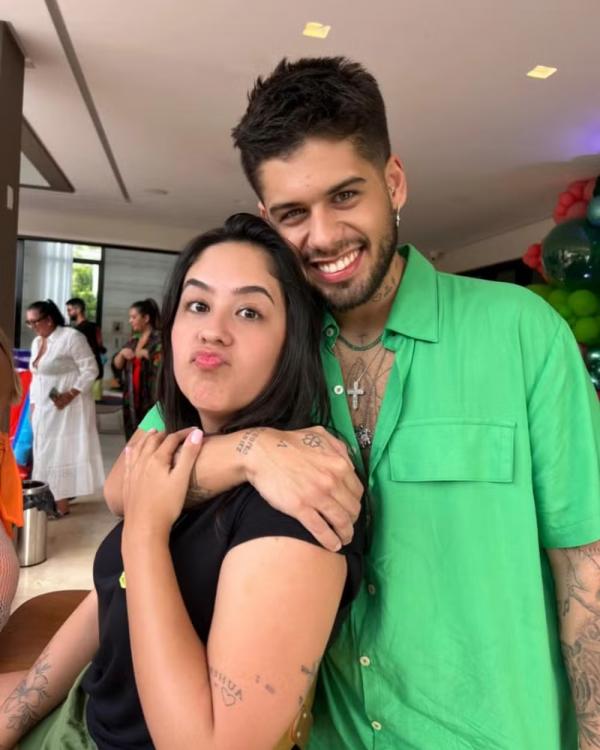 Monyque Isabella Costa e Zé Felipe.(Imagem:Reprodução/Instagram)