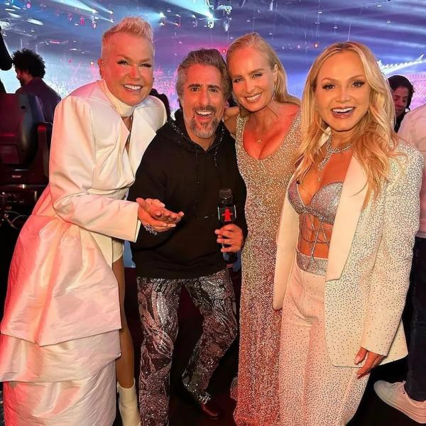 Xuxa, Marcos Mion, Angélica e Eliana.(Imagem:Reprodução/Instagram)