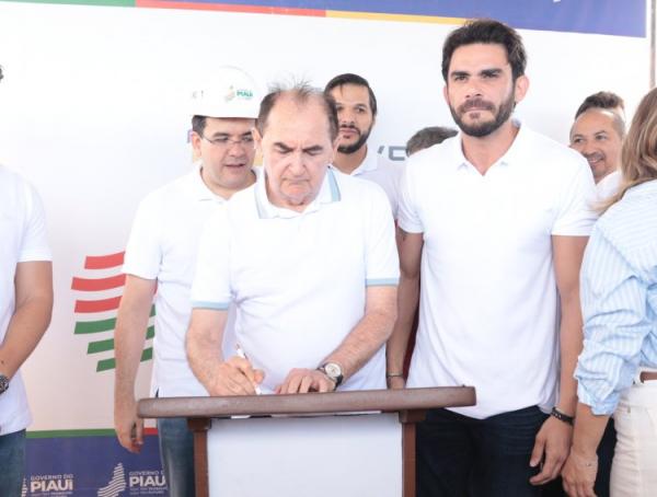 Prefeitura de Floriano acompanha agenda administrativa do governador do Estado no munic&iacute;pio.(Imagem:Secom)