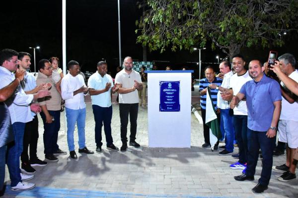 Reivindicação do vereador Felipe Vieira é atendida e os moradores do bairro Taboca ganham uma nova Praça.(Imagem:Ascom)