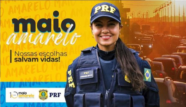 PRF inicia Campanha Maio Amarelo 2023(Imagem:Divulgação/PRF)