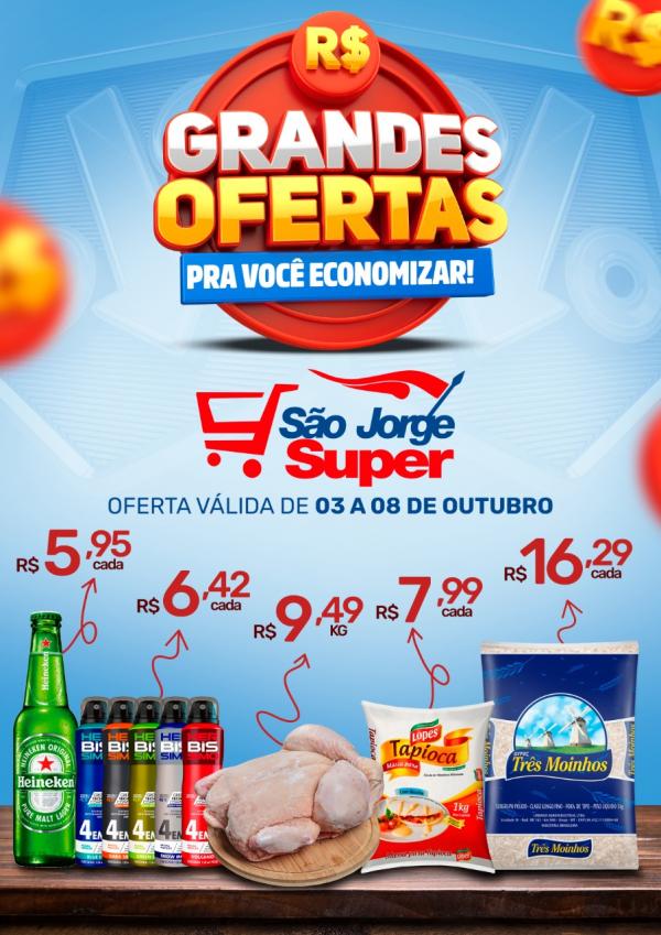 Confira as ofertas da semana do São Jorge Super(Imagem:Divulgação)