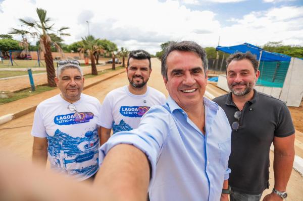 No anivers&aacute;rio de Lagoa do S&iacute;tio, Ciro Nogueira anuncia obras estruturantes para a cidade(Imagem:Ascom)