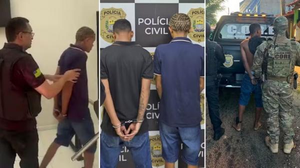 Trio suspeito de roubar e furtar joias de ouro em assaltos &eacute; preso; dois usavam tornozeleira.(Imagem:Divulga&ccedil;&atilde;o/PCPI)